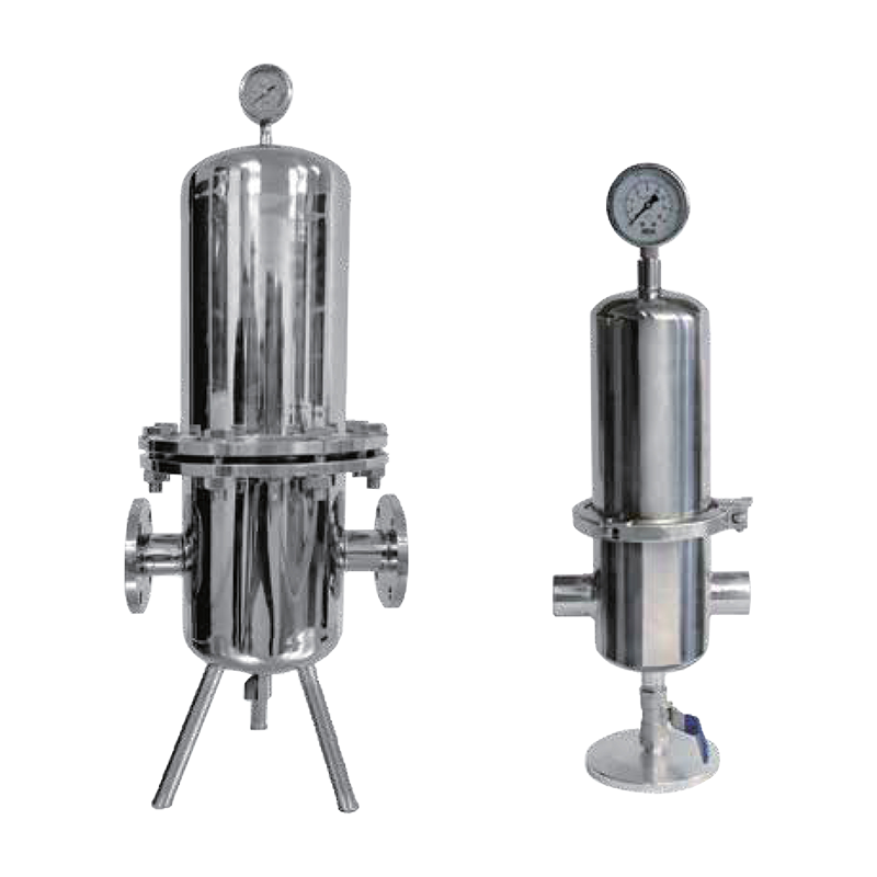 Mikrofiltrasi steril keluli tahan karat penapis udara termampat untuk bilik bersih